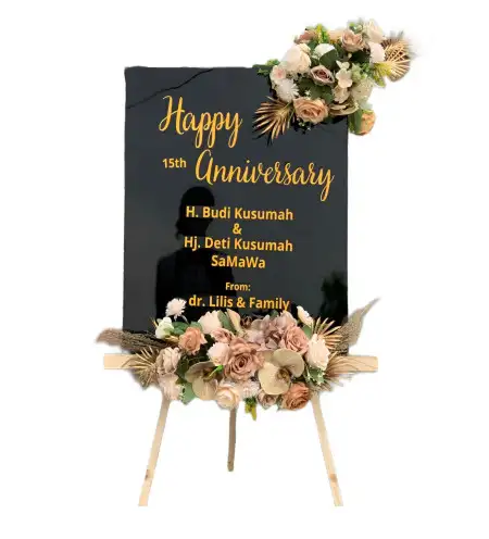 Papan Bunga Akrilik Venue Wedding Bsd