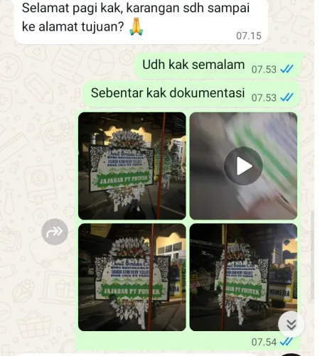 Pengiriman Papan Bunga Selamat Venue Wedding Bsd