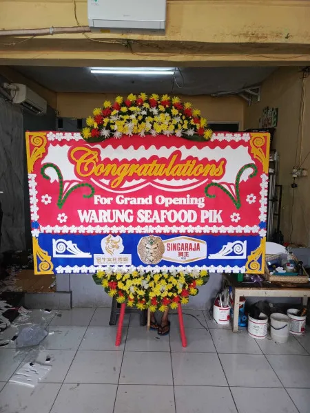 Papan Bunga Ucapan Selamat Venue Wedding Bsd